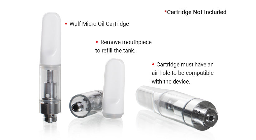 Instructions on removing mouthpiece on cartridge for the Wulf Micro