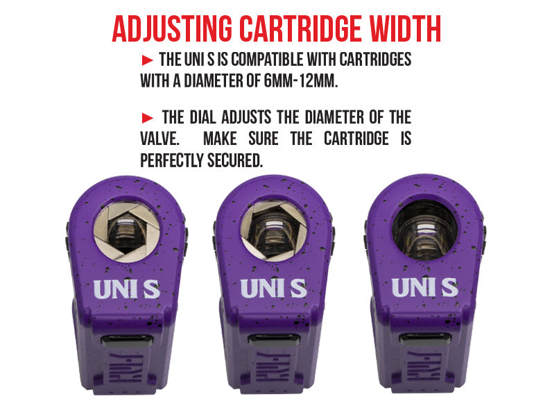 adjusting the cartridge width of the Wulf UNI S