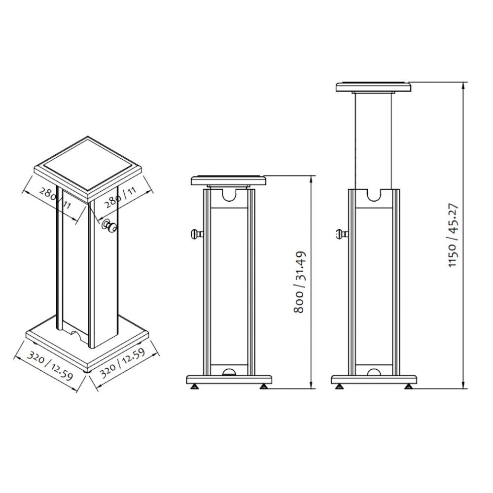 Stand Monitor (1pc) zaor-studio-furniture-usa.myshopify.com