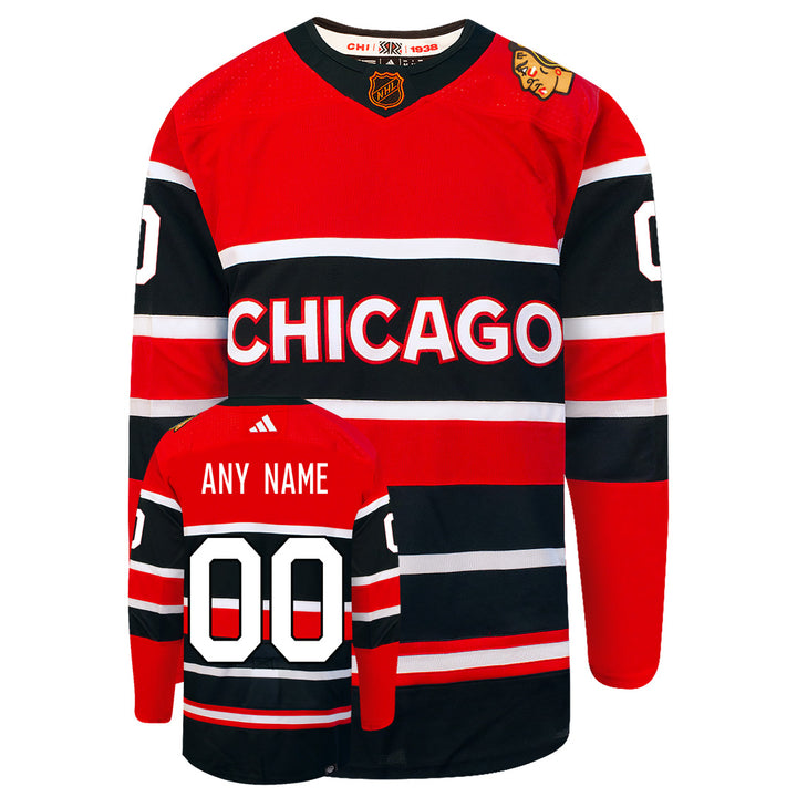 NHL Buffalo Sabres Custom Name Number Red & Black Reverse Retro Jersey  Pullover Hoodie