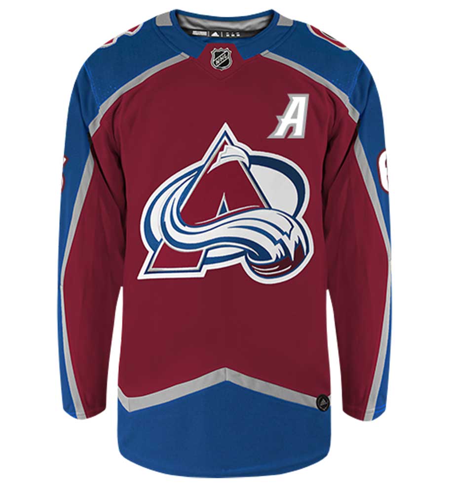 Erik Johnson Colorado Avalanche Adidas Authentic Home NHL Hockey Jersey