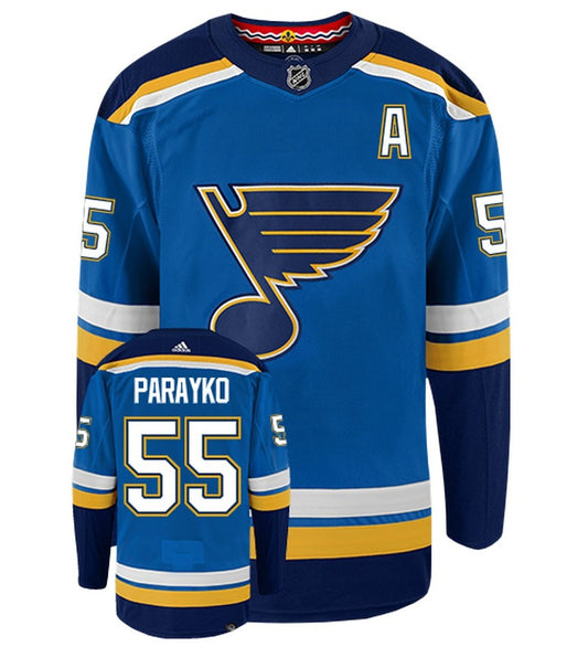 St. Louis Blues 2016 - 2017 Game Worn Jersey, R.D. aka as KIRU