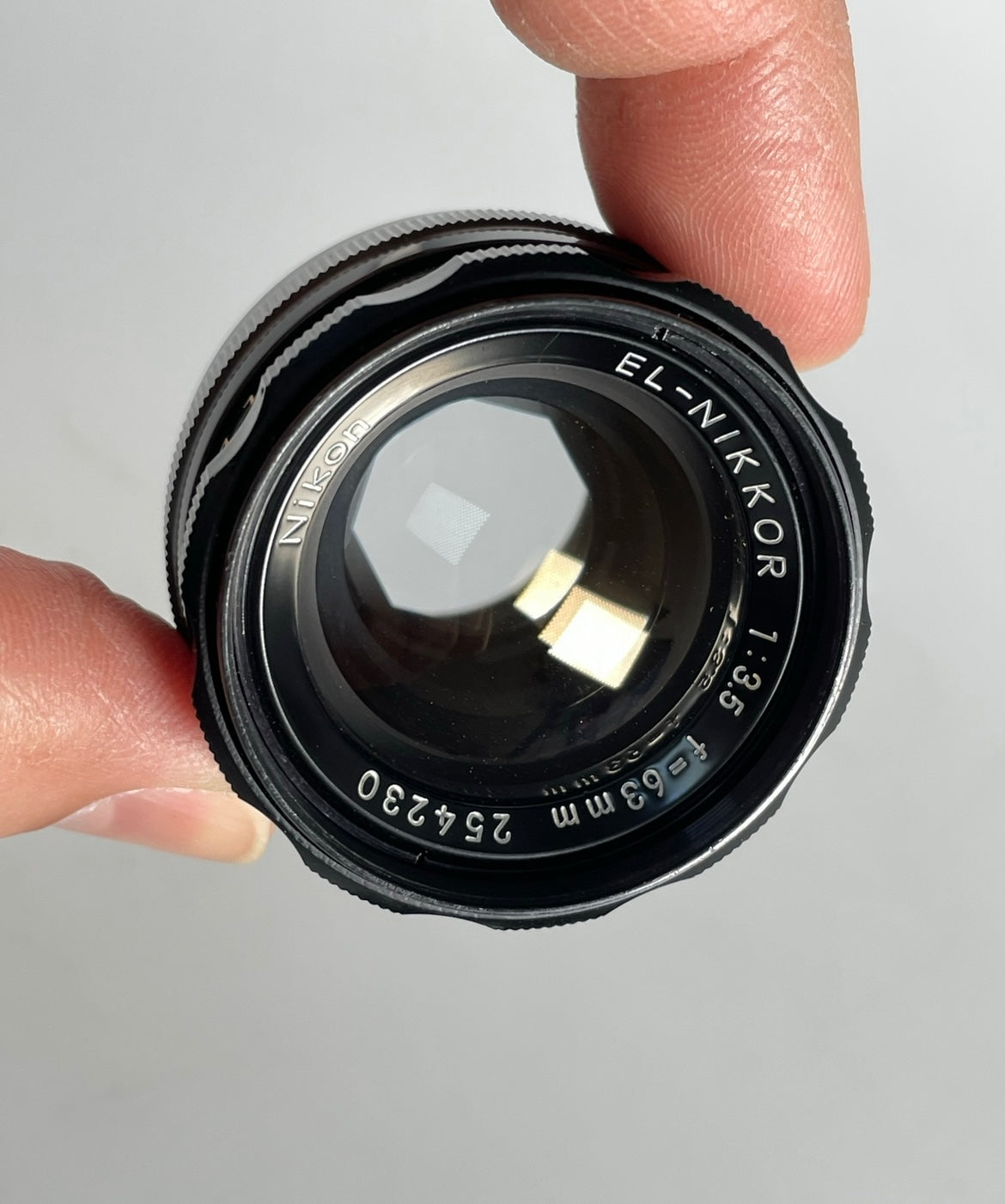 ニコンEL Nikkor 63mm F 3.5 Enlarging Lens レンズ(単焦点