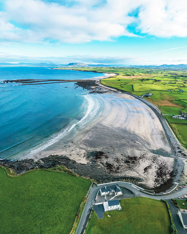 Drone photo of Aughris Beach County Sligo