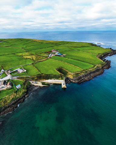 Drone Photo of Aughris Pier County Sligo