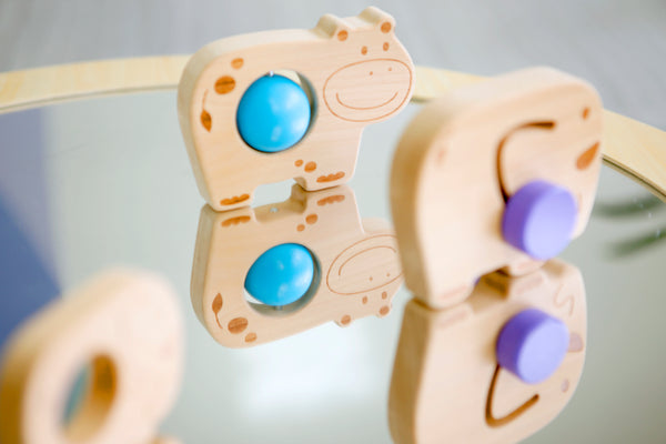 Educational Wooden Toy On Table