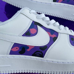 purple bape af1