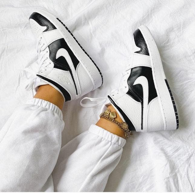 Zapatillas personalizadas Air Jordan 1 Panda negro blanco pintado – insdrip