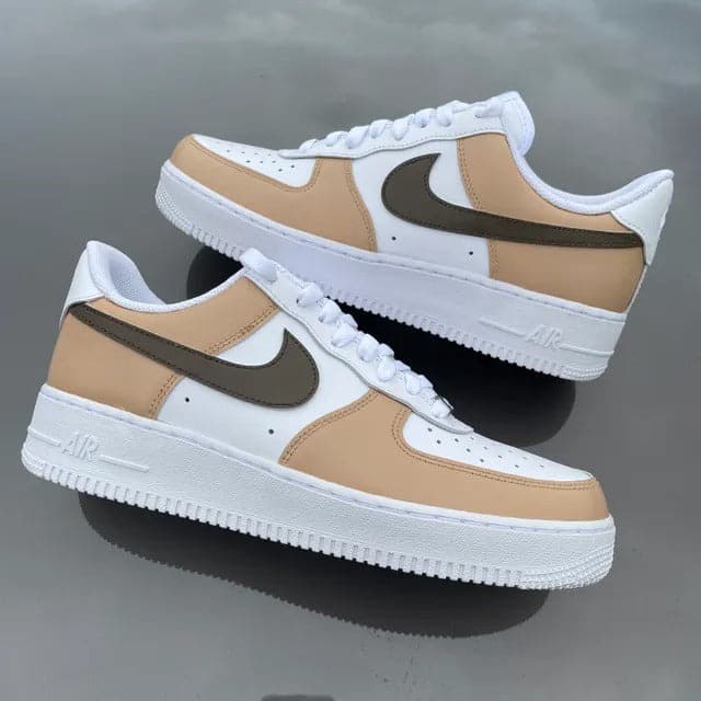 tan custom air force 1