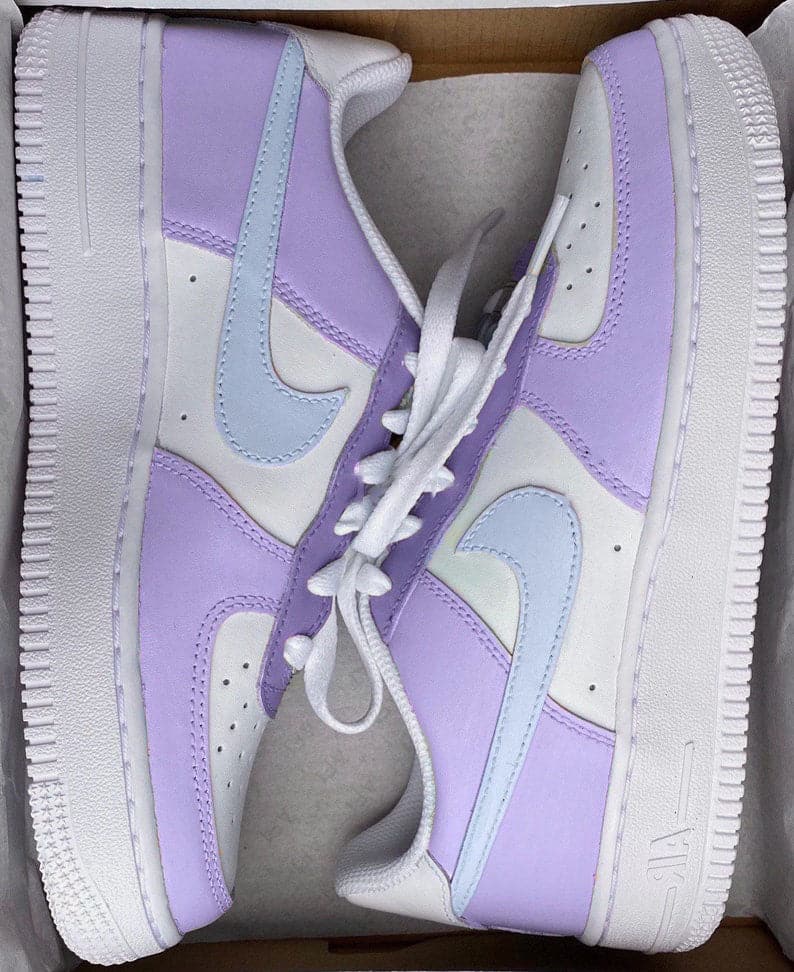 dirección haga turismo En honor Nike Air Force 1 X Purple Colour Block – insdrip