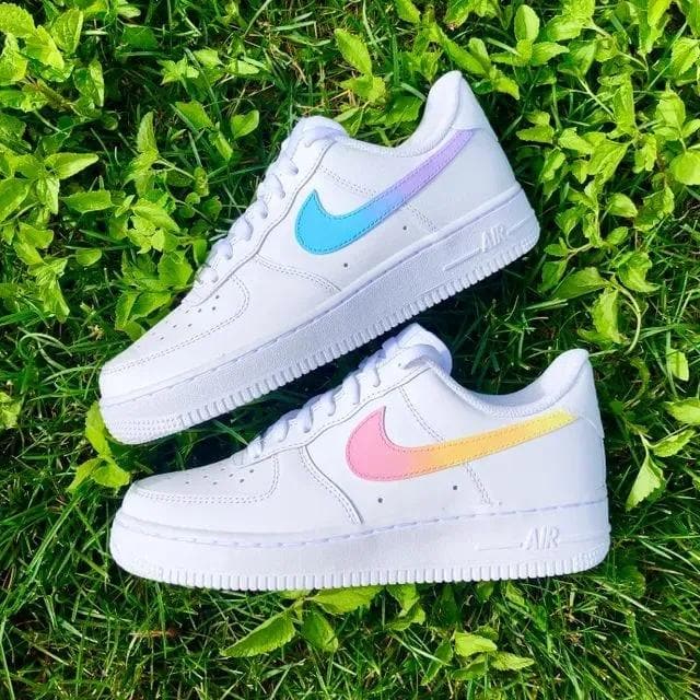 ombre nike air force 1