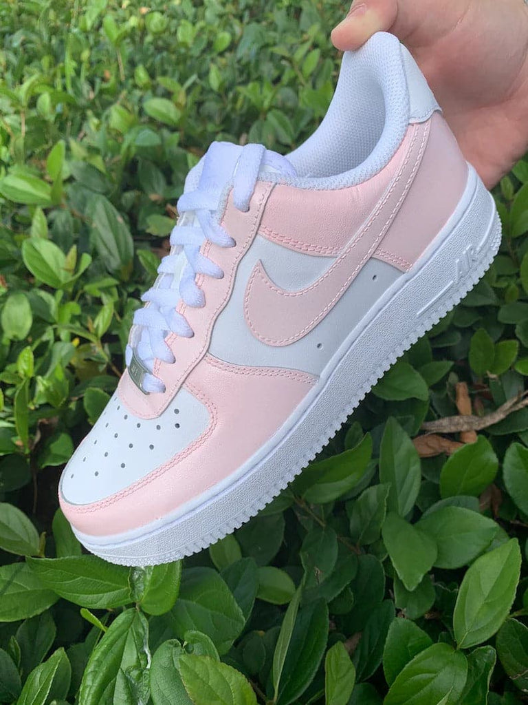 pink air force ones size 4