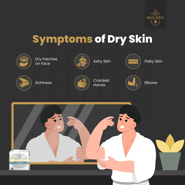 Symptoms of dry skin