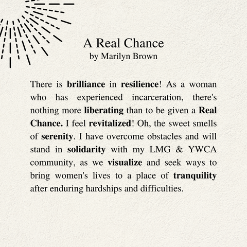 A Real Chance Poem by Marilyn Brown