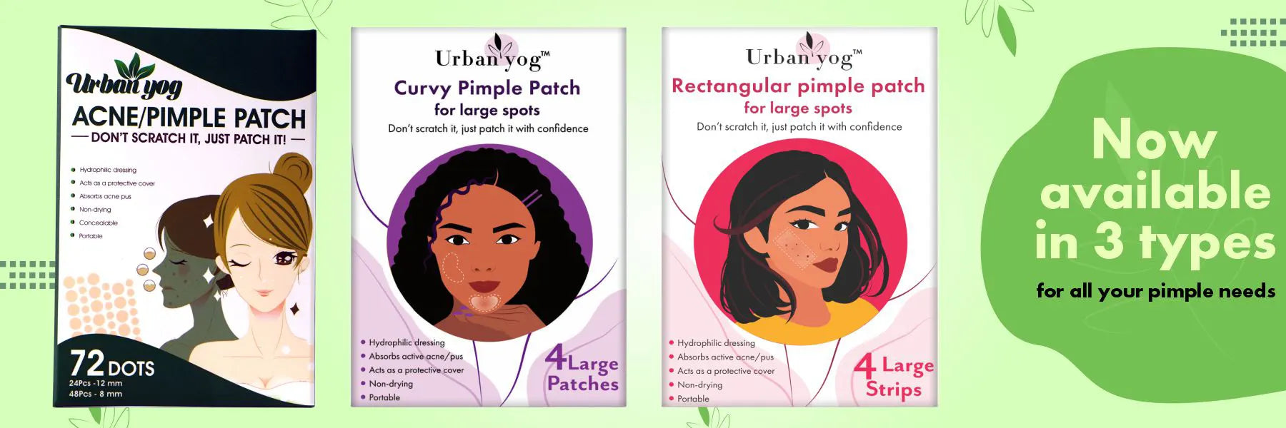 pimple patch types