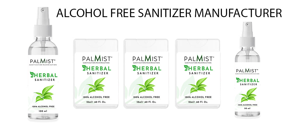 Alcohol free sanitizer manufacturer