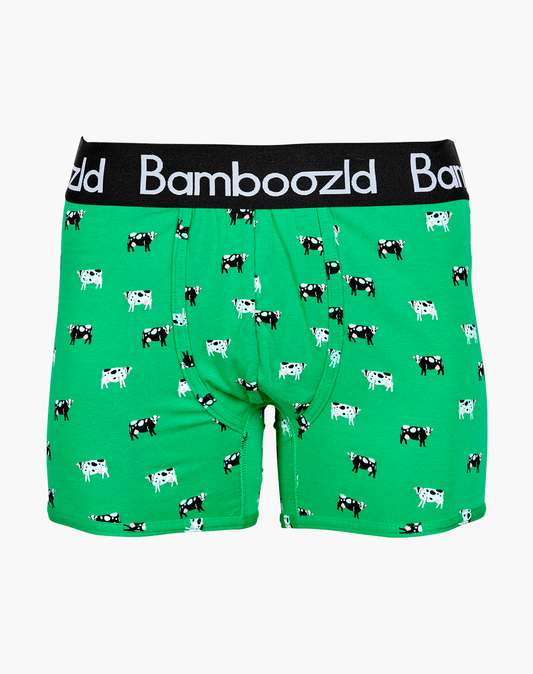 MENS VINTAGE CARS BAMBOO BOXER SHORT