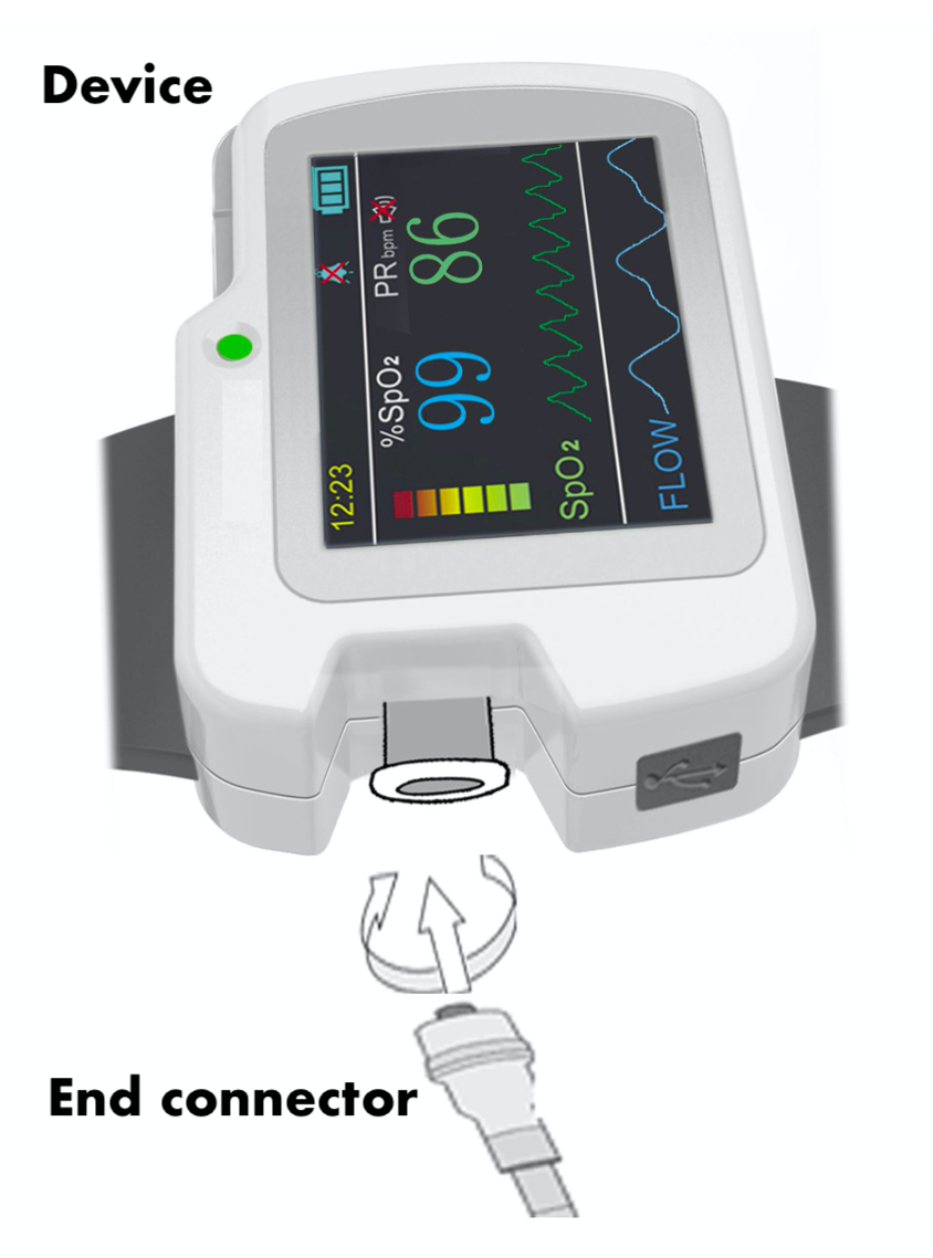 Sleepo2 Pro - Wrist Pulse Oximeter with Spo2 & Flow Tracking Overnight, Wrist S