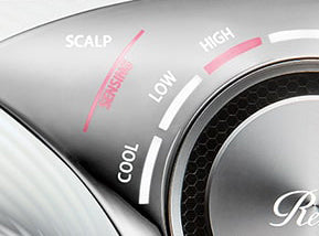 リファビューテック ドライヤープロの専用モード：頭皮用：SCALP　アンダー50℃