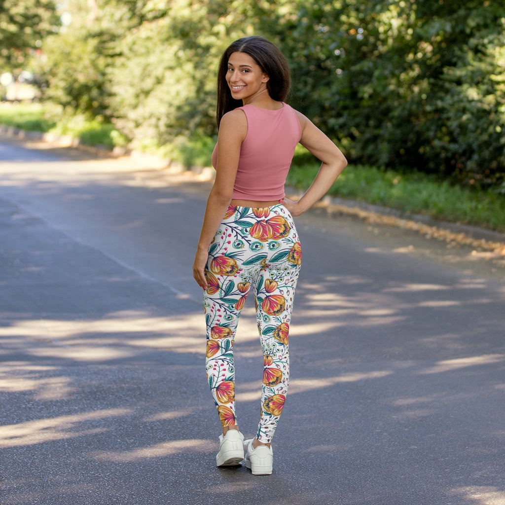 Floral print leggings - Women | MANGO OUTLET USA