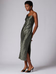 Crinkled Asymmetric Dress by Equipment