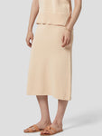 Volonne Knit Cotton Midi Skirt - Large - Equipment