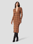 Collared Fitted Sweater Dress by Equipment