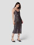 V-neck General Print Slip Dress