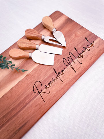 Mom's Kitchen • Love Served Daily Maple Cutting Board