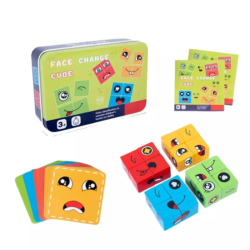 Face changing cube for kids - Baby MarLand