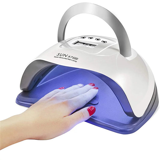 Royalhaat Nail Paint Dryer With USB | Nail Polish Dryer | LED UV Light Nail  Polish Dryer Curing Lamp Light Portable | Lamp cures fingernails or  toenails | Nails Paints Dryer Machine {White/Pink}