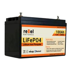 LiFePO4 12V 12Ah 153Wh Rechargeable Lithium Iron Phosphate Battery