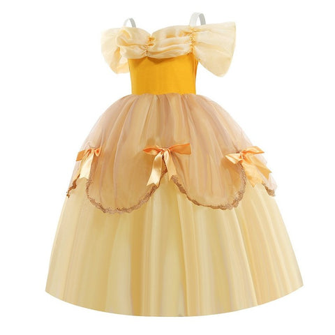 robe de princesse jaune