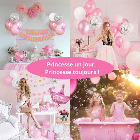 Décoration anniversaire – Princesse - Chez Mamie Gigi