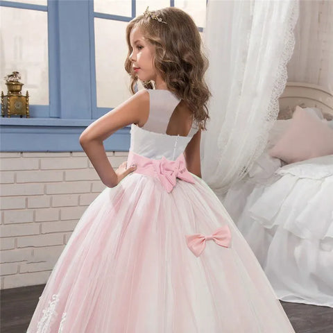 robe de ceremonie fille- rose