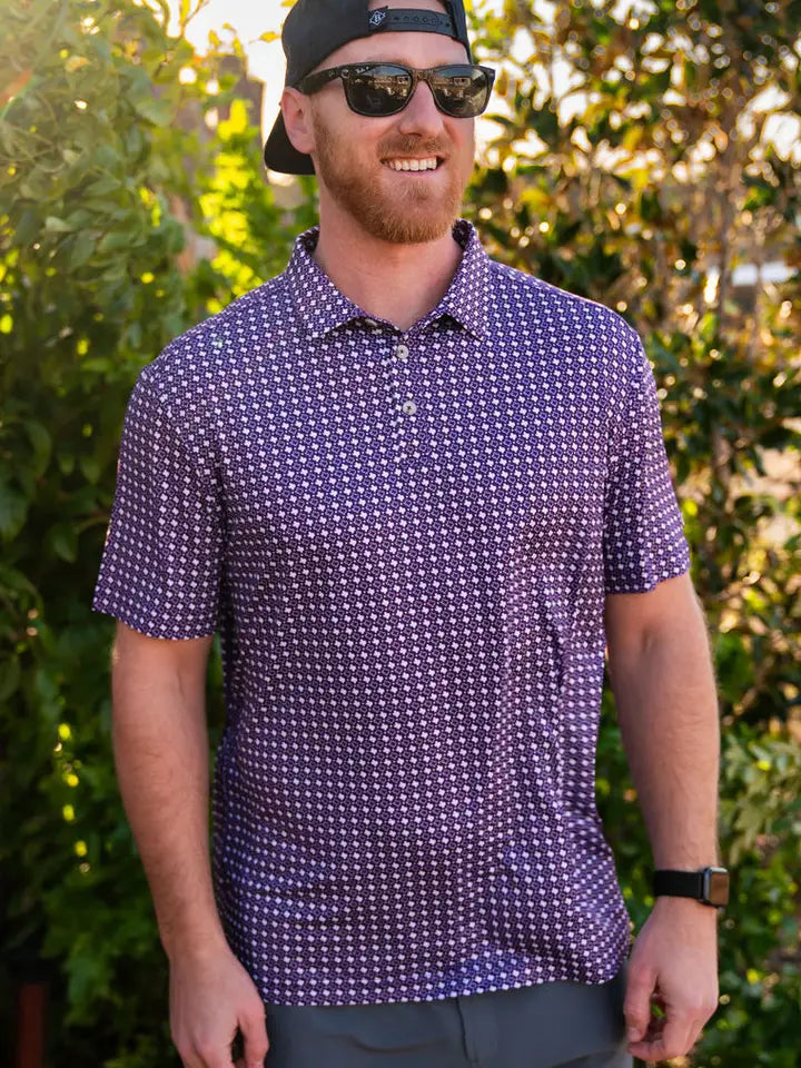 Burlebo - Performance Polo Texas Purple