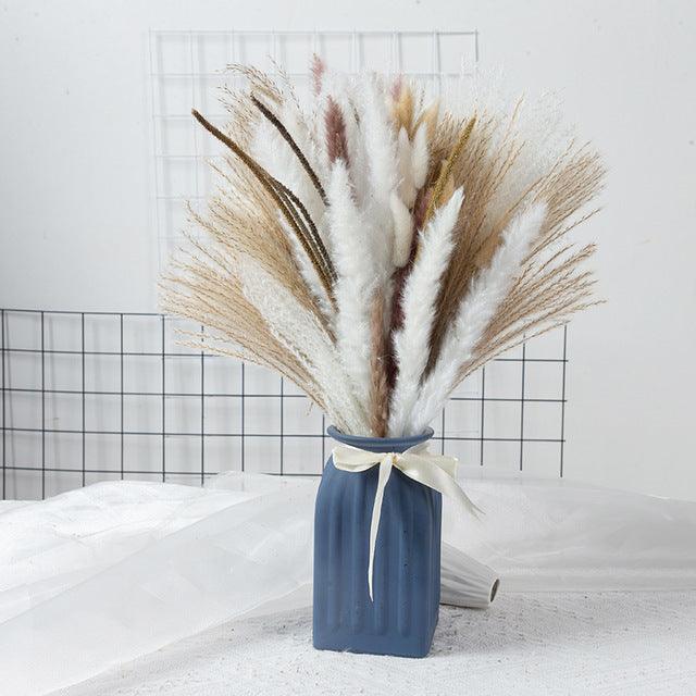 Natural Dried Pampas Grass Bunch 80 Pieces – Joy Home Déco