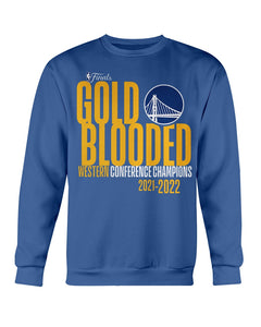 Gold Blood Western Conference Champions 2021- 2022 Shirt Golden State Warriors 2022 Western Conference Champions