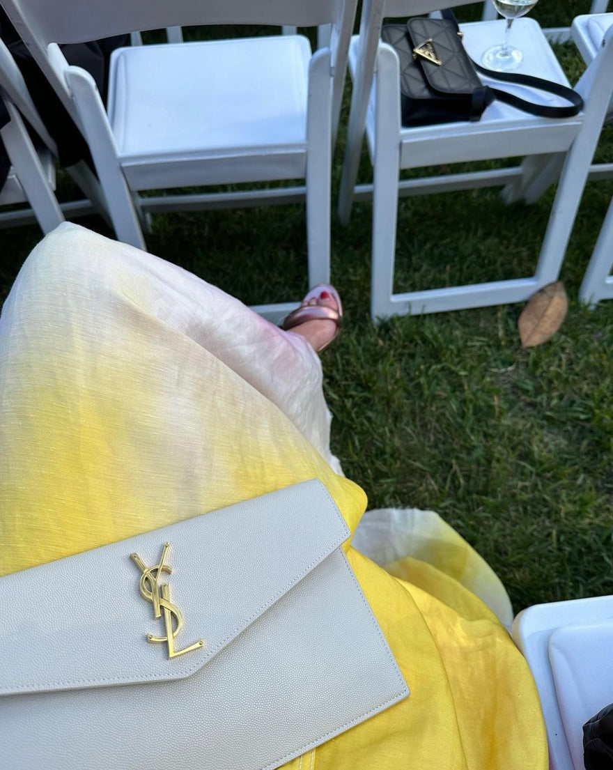 ysl uptown clutch outfit