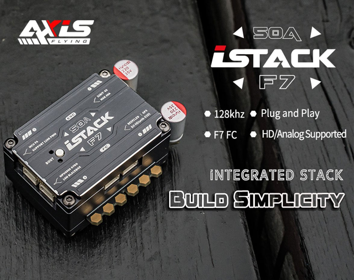 Axisflying Plug and Play Stack 50A+F7 iSTACK