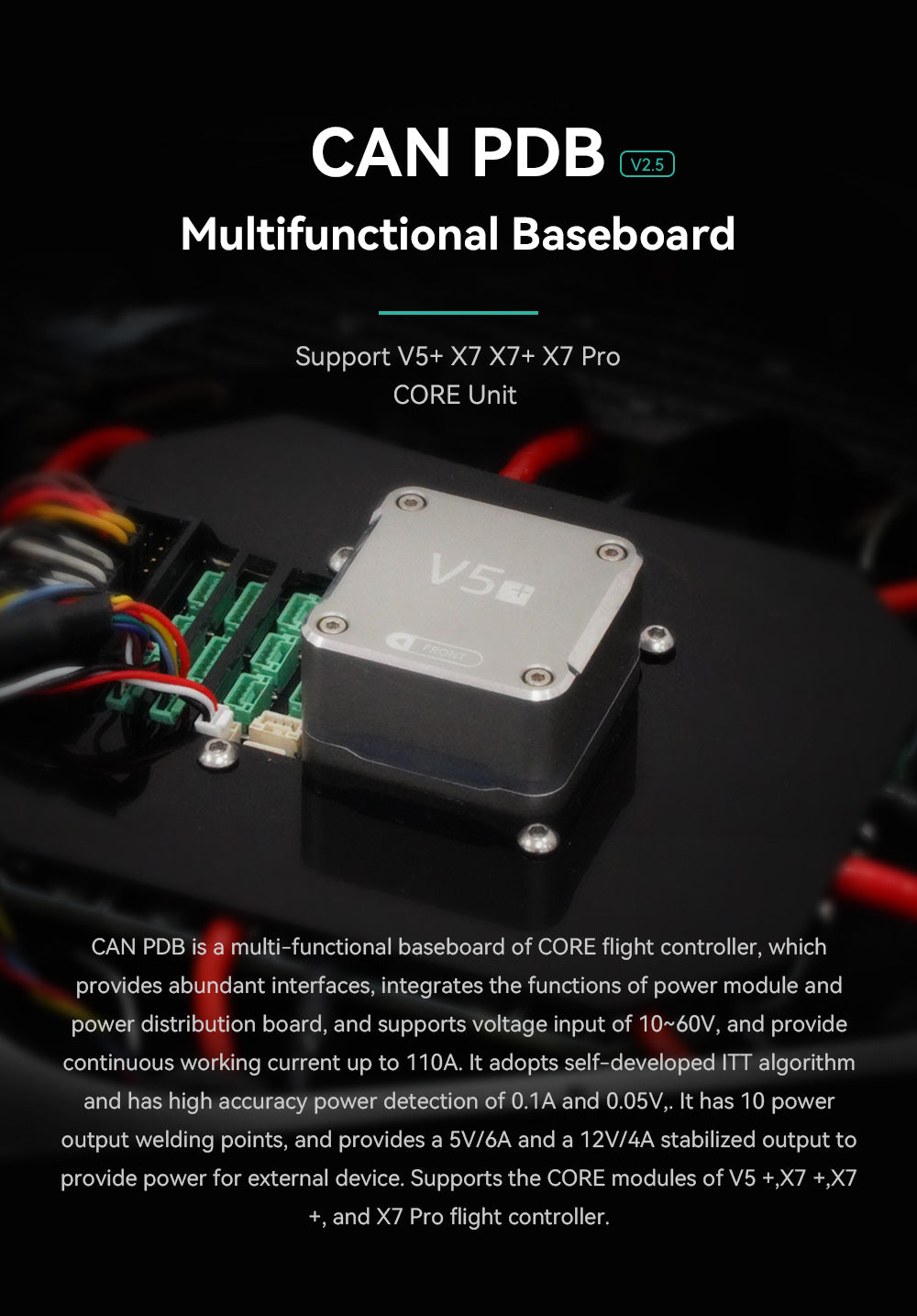 CUAV CAN PDB Multifunktionsbasisplatine