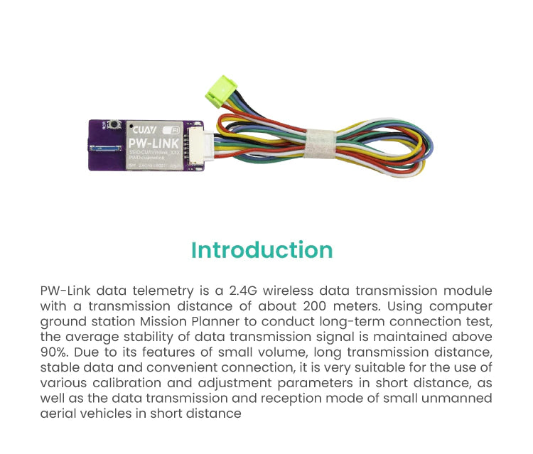 CUAV PW-LINK Drohnentelemetrie | WLAN-Datenübertragung