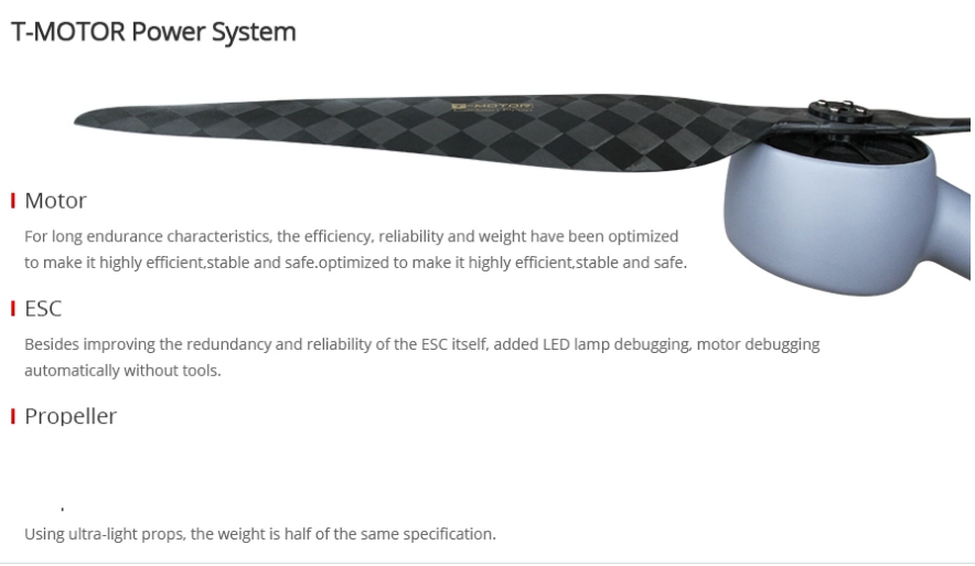 T Drones - T Motor M1500 Quadrocopter 10kg Payload