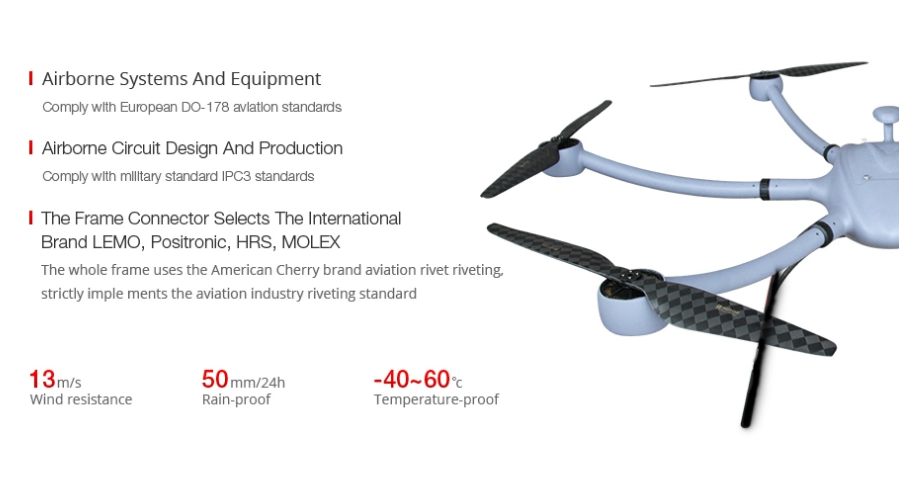 T Drones - T Motor M1500 Quadrocopter 10kg Payload