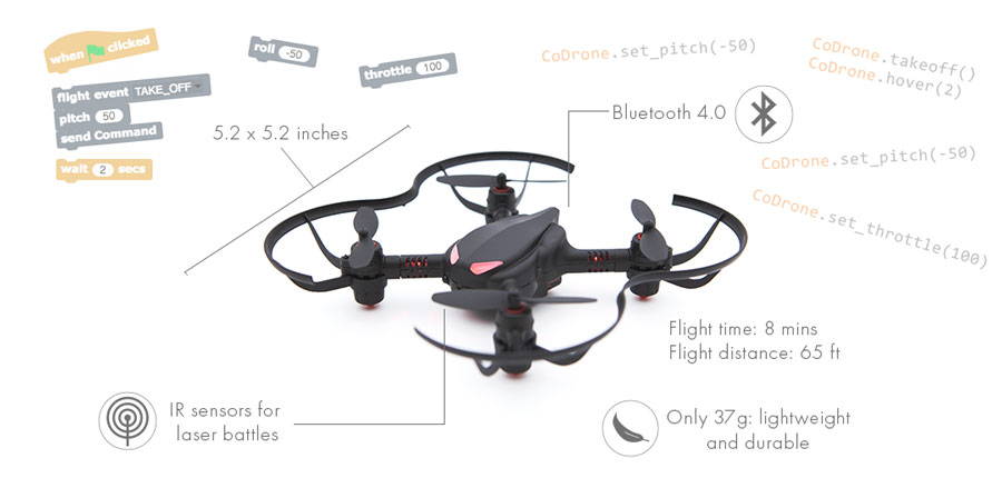 CoDrone Lite I Programmierbare MINT - Drohne