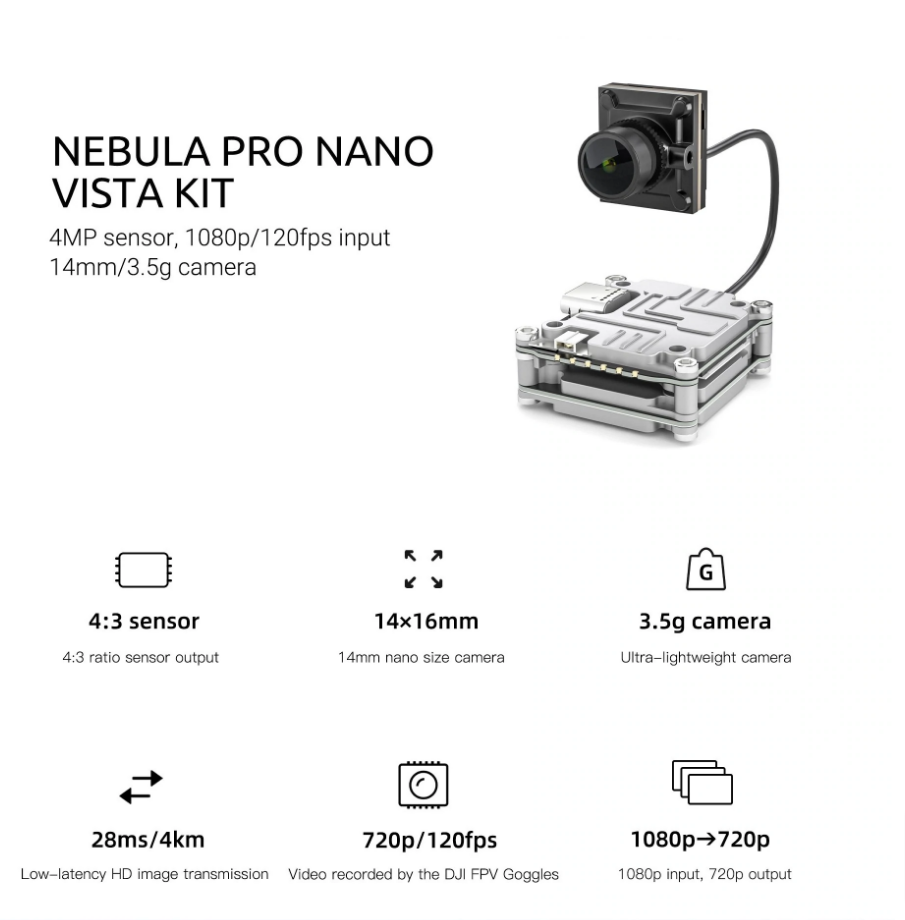 Caddx Nebula Pro Nano Vista Kit