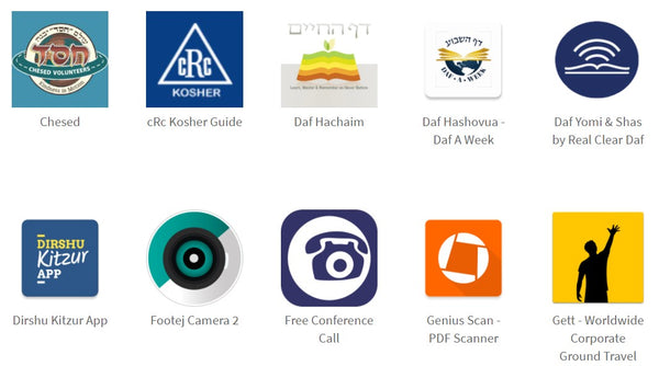 some kosher app's on a kosher smartphone safe telecom