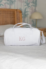 Personalised Duffle bag White