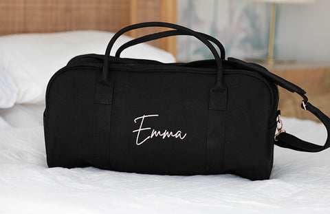 Personalsied Duffle bag with embroidery
