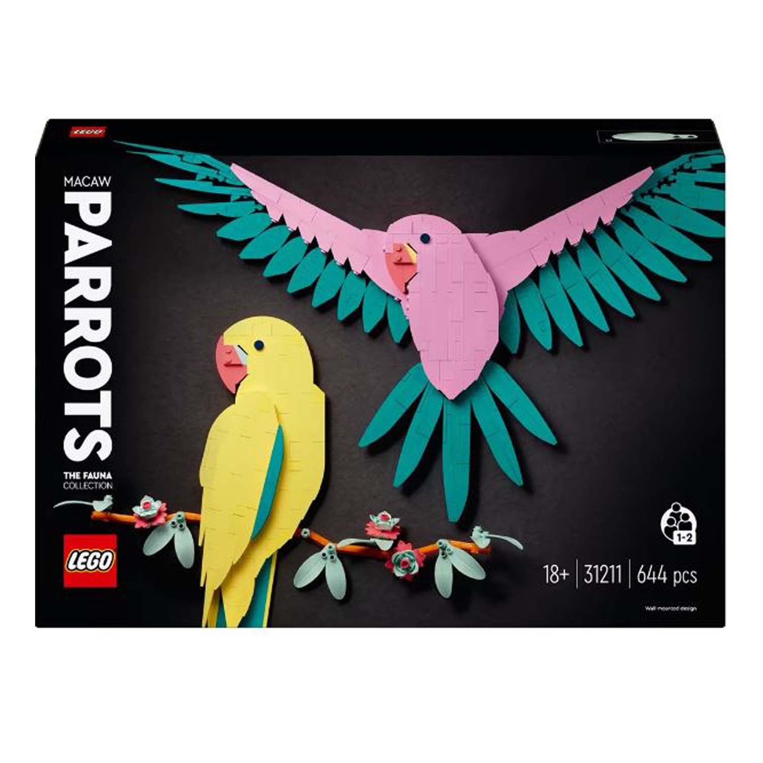 Lego Creator 3 In 1 Exotic Parrot Animals Building Toy 31136 : Target